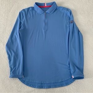 Women’s Large PETER MILLAR Smith Long-Sleeve Performance Polo Regatta Blue